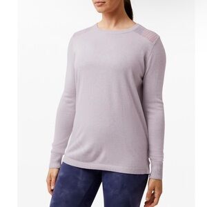 Lululemon Back To Balance Cashmere Blend Sweater Sz 8